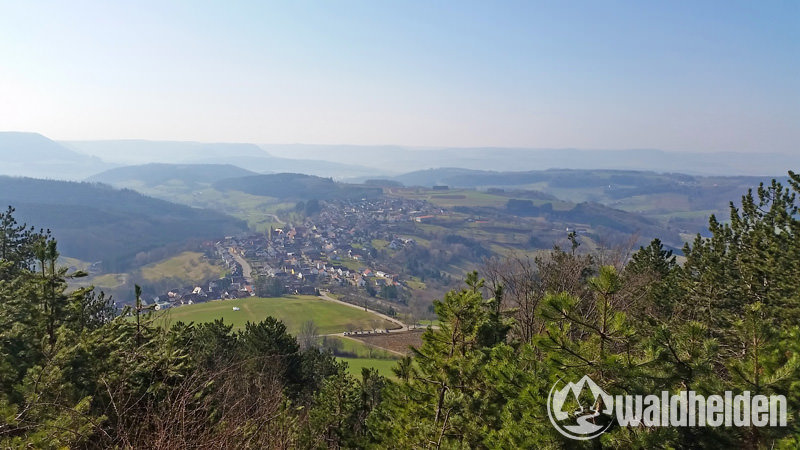 Aussicht vom Stuifen in Richtung Sued Westen