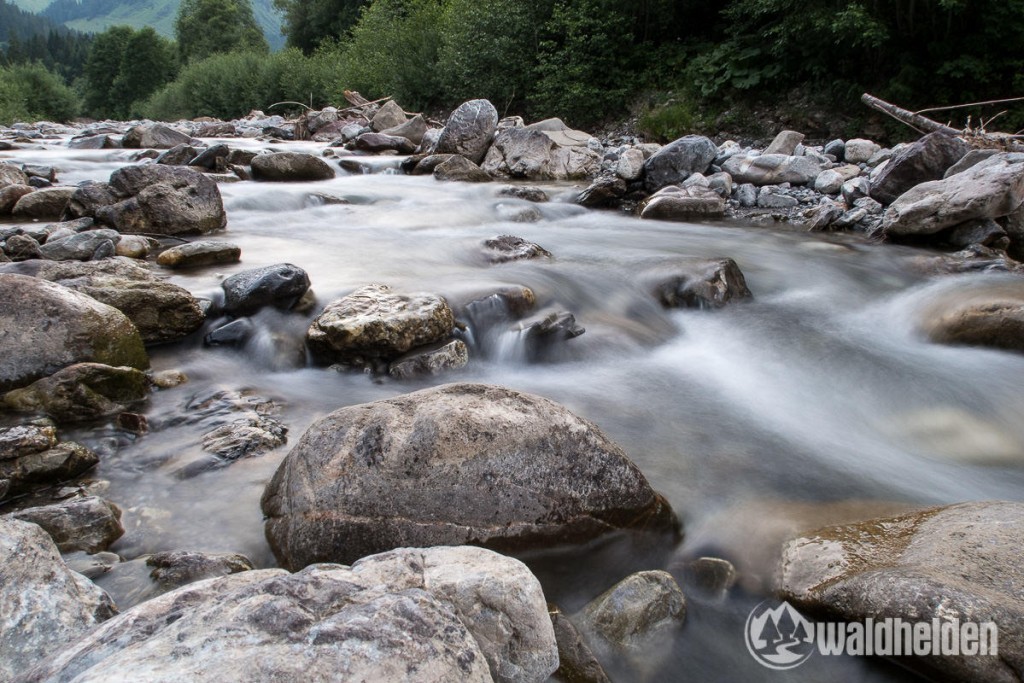 Kleinwalsertal Breitach Langzeitbelichtung