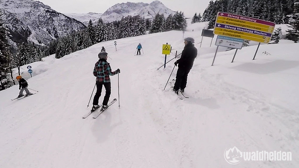 Skiweg Mittelberg Riezlern