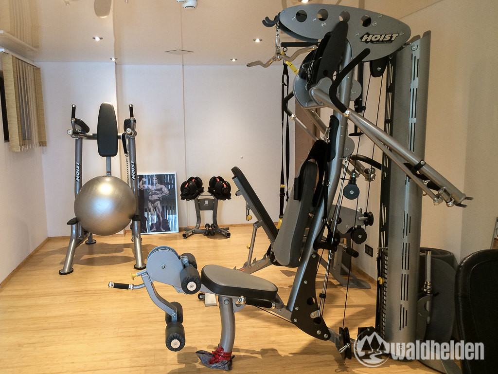 Fitnessraum im Hotel Herzhof