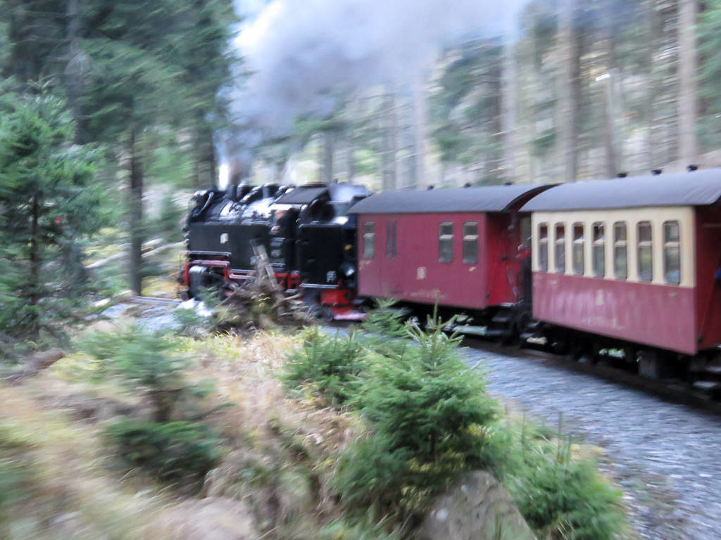 Mit der Schmalspurbahn auf den Brocken.