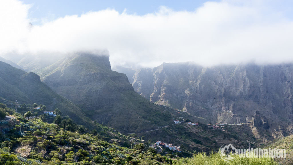 Blick auf Masca Wandern im Norden von Teneriffa