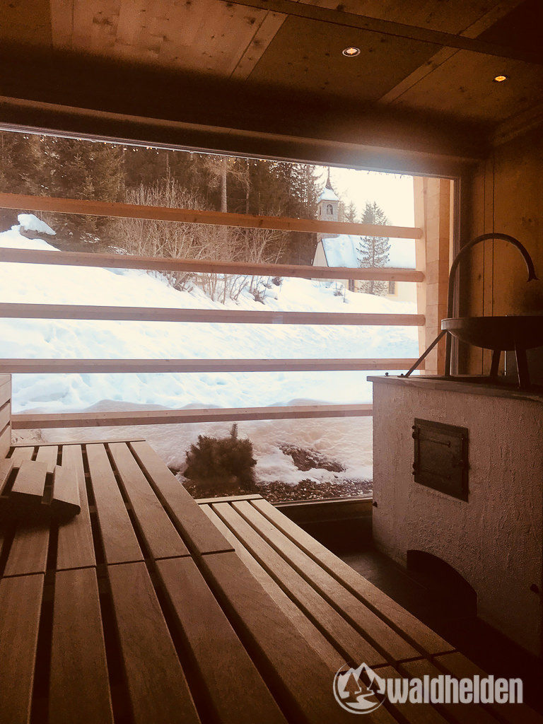 Sauna mit Ausblick Bad Moos