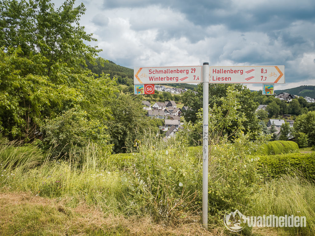 GeoRadroute-Ruhr-Eder-Wegweiser-Korbacher-Dackel