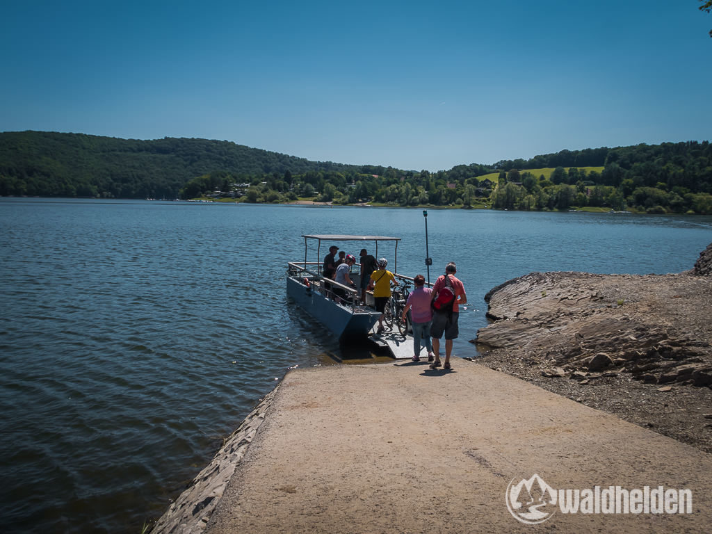 GeoRadroute Waldeck Frankenberg Fahrradfähre Edersee