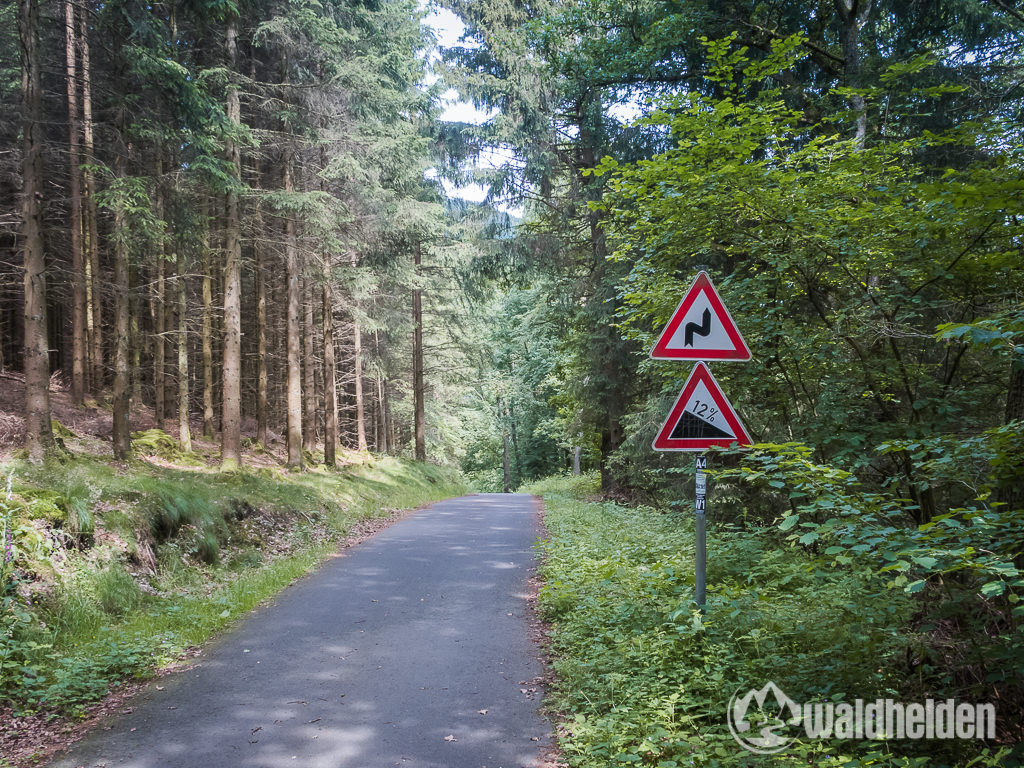 GeoRadroute Winterberg Willingen Radweg Gefaelle