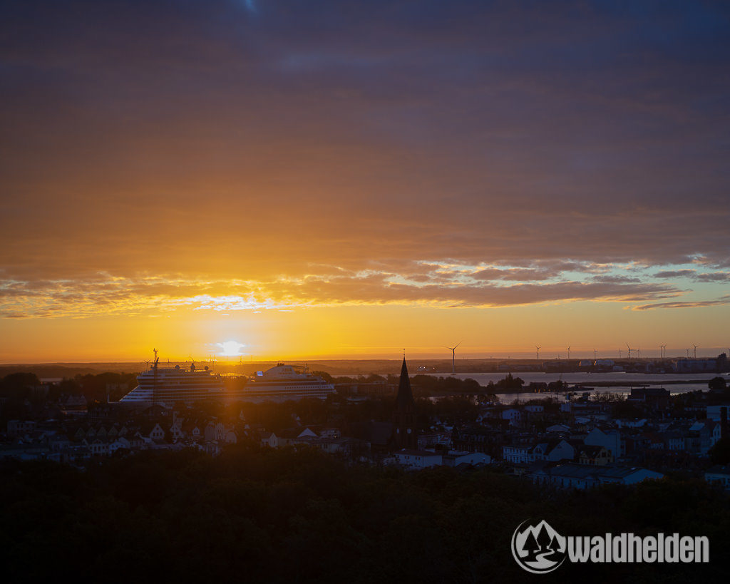 Warnemünde Wander Wellness AIDA Sonnenaufgang