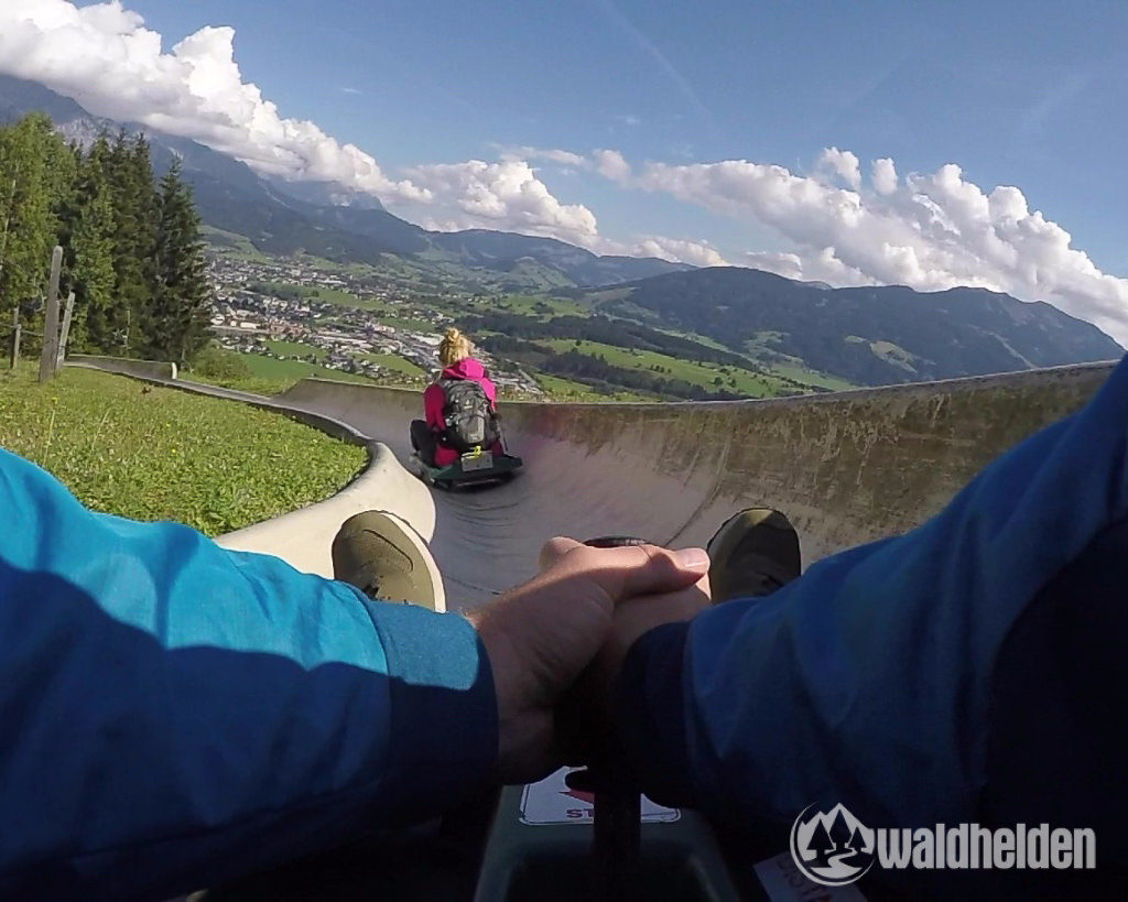 Leogang Saalfelden im Sommer Sommerrodelbahn