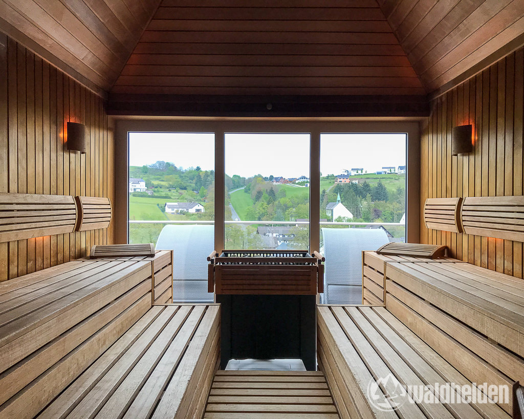 Sauerland Seelenorte Ausblick Sauna