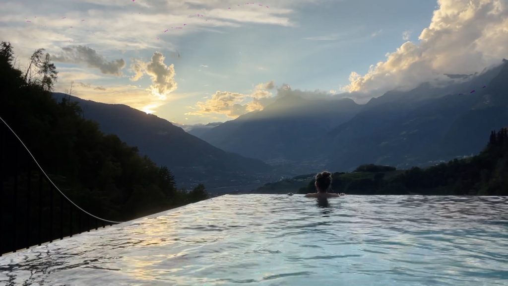 Infinity Pool vom Prinz Rudolf Hotel & Camping Meran