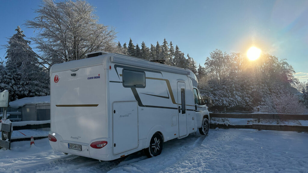 Wintercamping mit Wohnmobil
